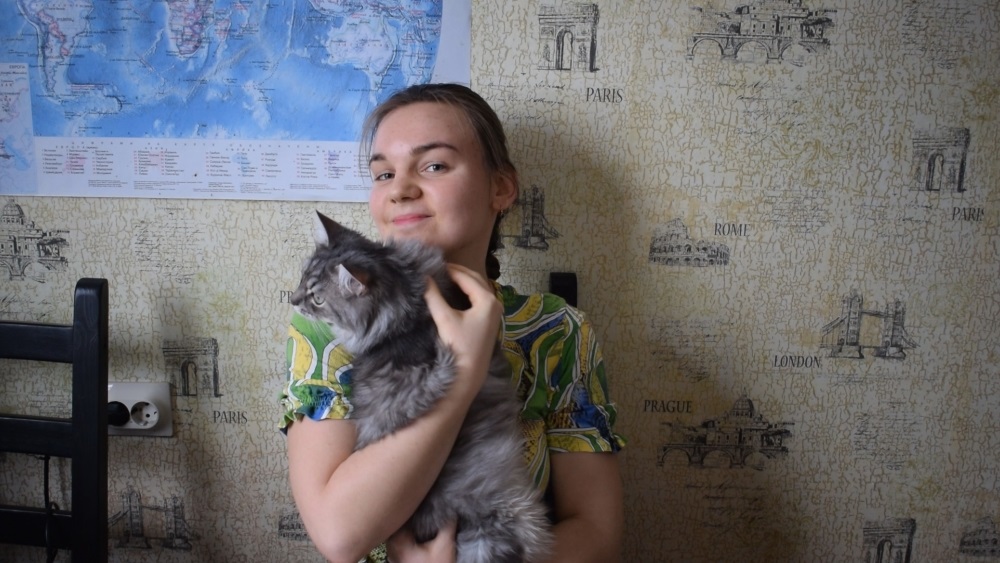 Yo y mi gatito en Rusia
